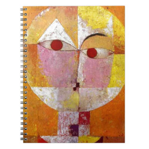 Paul Klee Senecio Painting Spiral Notebook