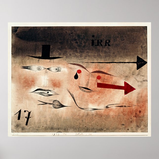 Paul Klee - Seventeen, Crazy, Poster (Front)