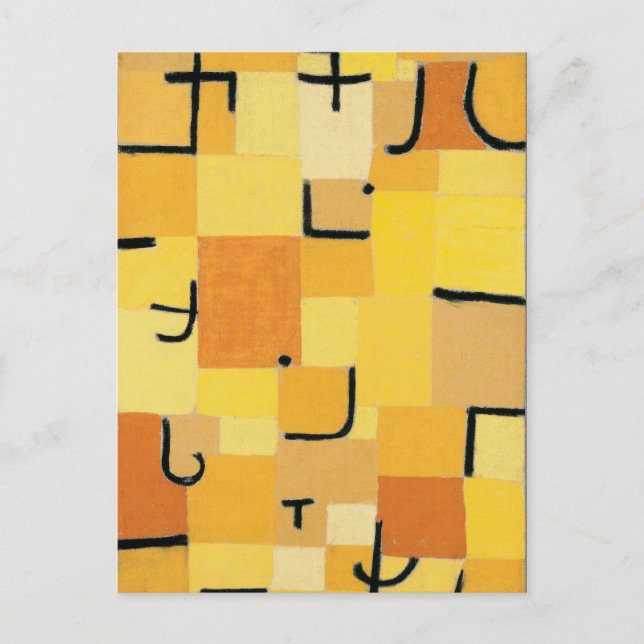 Paul Klee - Signs In Yellow Postcard (Front)
