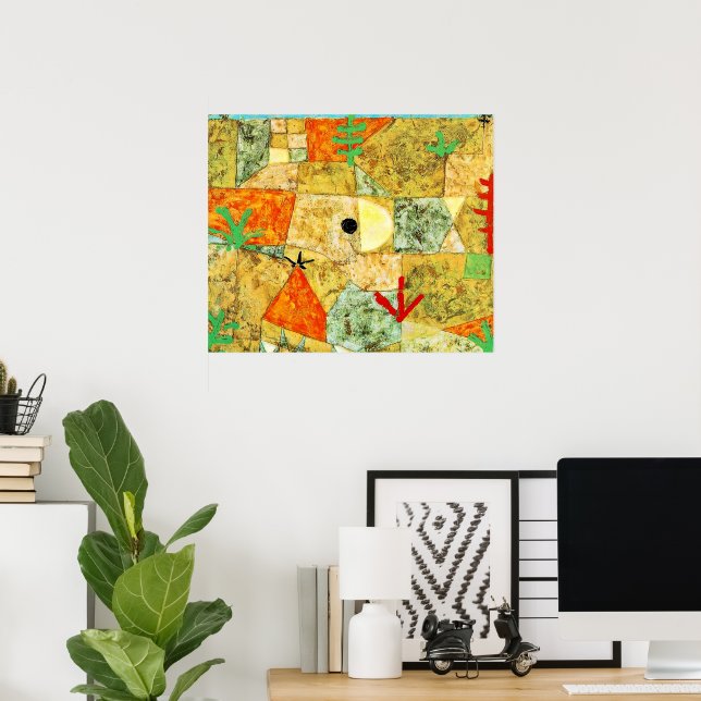 Paul Klee - Southern Gardens, Poster (Home Office)