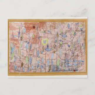 Paul Klee- Sparse foliage Postcard