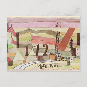Paul Klee- Station L 112 Postcard