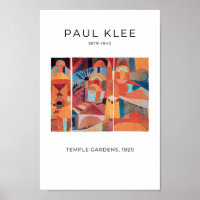 Paul Klee, Temple Gardens - Colourful Abstract Art