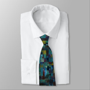 Paul Klee Terraced Garden Art Neck Tie