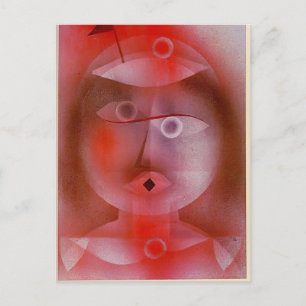 Paul Klee: The Mask with the Little Flag Postcard