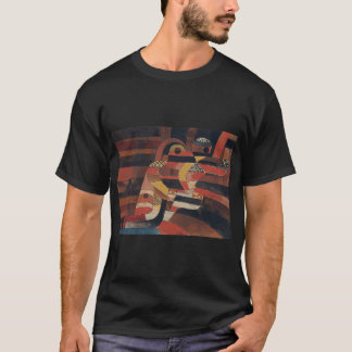 Paul Klee The Rhine at Duisburg ( Abstract pattern T-Shirt