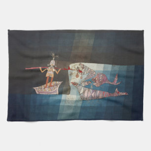 Paul Klee The Seafarer Abstract Nautical Poster Tea Towel