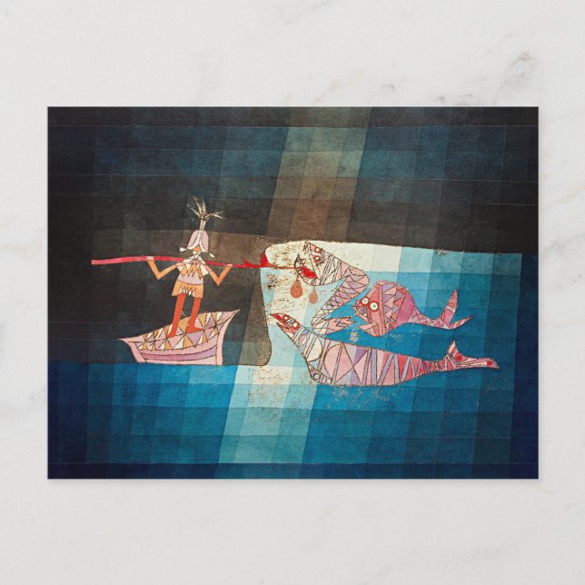Paul Klee, The Seafarers,  Postcard (Front)
