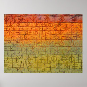 Paul Klee The Tree Nursery Poster