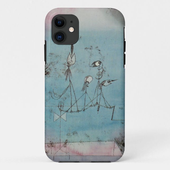 Paul Klee Twittering Machine iPhone 5 Case (Back)