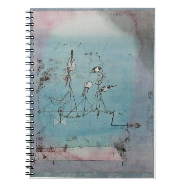 Paul Klee Twittering Machine Notebook (Front)
