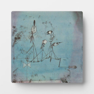 Paul Klee Twittering Machine Plaque