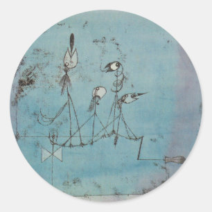 Paul Klee Twittering Machine Stickers