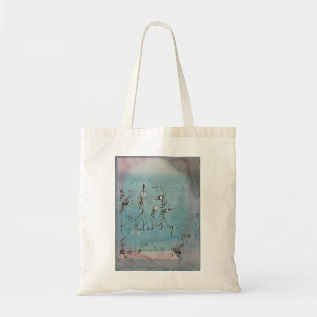 Paul Klee Twittering Machine Tote Bag (Front)