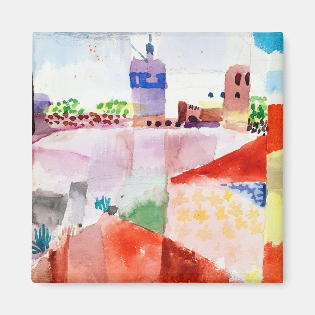 Paul Klee View of Hammamet Magnet (Front)