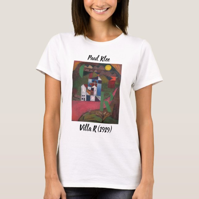 Paul Klee Villa R Cubist Painting T-Shirt (Front)