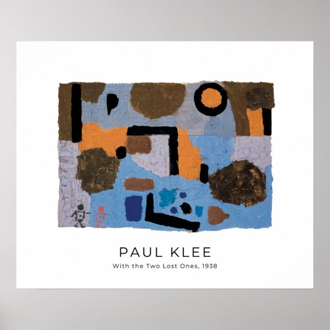 Paul Klee, With the Two Lost Ones - Fine Art Poster (Front)