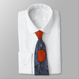 Paul Klee “With Umbrella” Abstract Art Tie