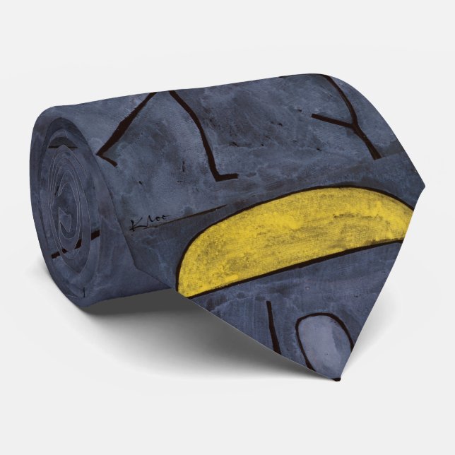 Paul Klee “With Umbrella” Abstract Art Tie (Rolled)