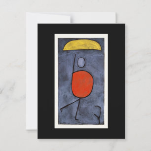 Paul Klee - With Umbrella Postcard