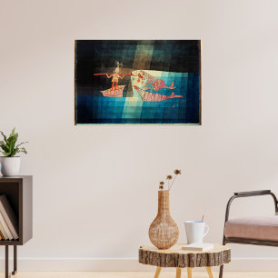 Paul Klee's painting, The Seafarers, Poster