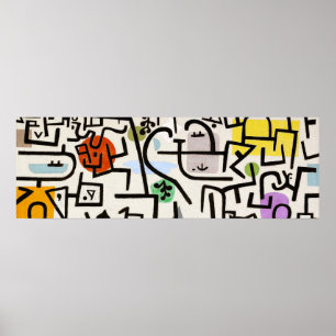Paul Klee's Rich Port Poster