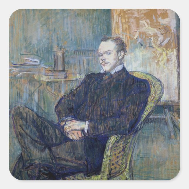 Paul Leclercq  1897 Square Sticker (Front)