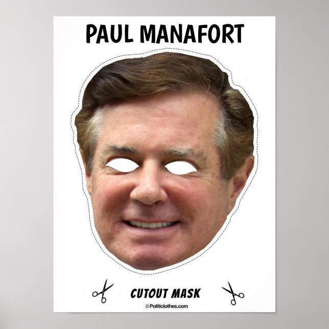 PAUL MANAFORT Halloween Mask Poster (Front)