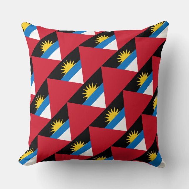 Paul McGehee "Antigua and Barbuda Flag" Pillow (Front)
