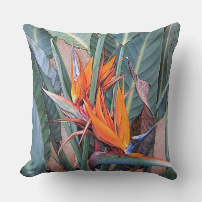 Paul McGehee "Bird of Paradise" Pillow (Front)