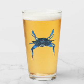 Paul McGehee Blue Crab Beer Glass