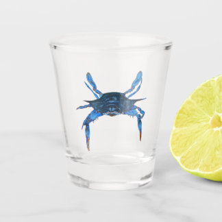 Paul McGehee Blue Crab Shot Glass