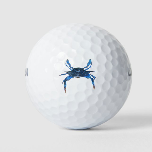 Paul McGehee Blue Crab Wilson® Golf Balls (Front)