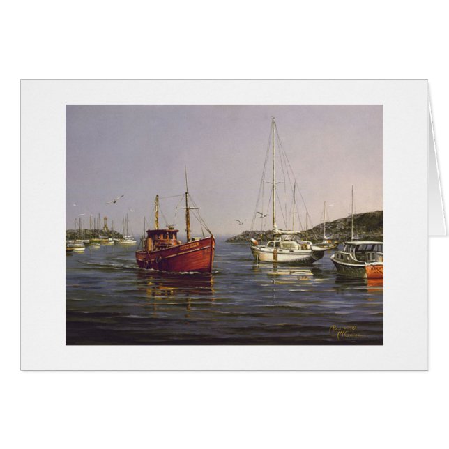 Paul McGehee "Entering Rockport" Card (Front Horizontal)