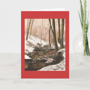 Paul McGehee "First Snow" Holiday Greeting Card