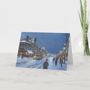Paul McGehee "Georgetown Snowfall" Christmas Card