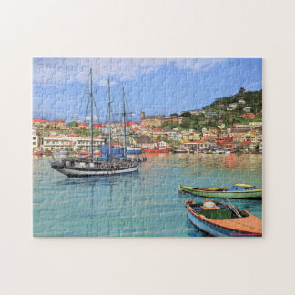 Paul McGehee "Grenada - St.George's Harbour" Jigsaw Puzzle