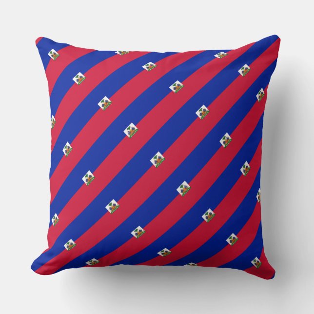 Paul McGehee "Haitian Flag" Pillow (Front)