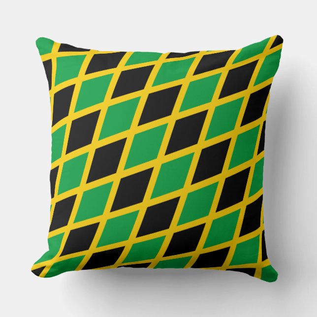 Paul McGehee "Jamaican Flag" Pillow (Front)