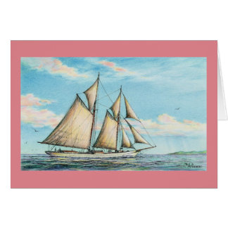 Paul McGehee "Jamaican Schooner" Card