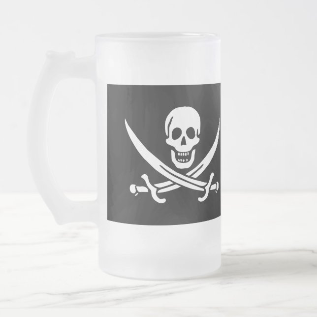 Paul McGehee "Jolly Roger" Pirate Beer Mug (Left)