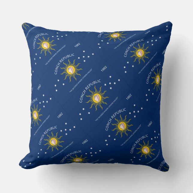 Paul McGehee "Key West Flag" Pillow (Front)