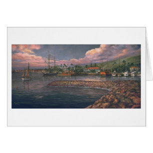 Paul McGehee "Lahaina Harbour at Twilight" Card