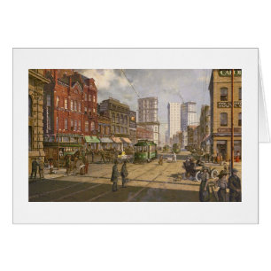 Paul McGehee "Old Atlanta - Peachtree Street" Card