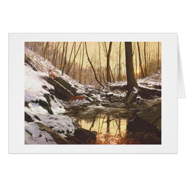 Paul McGehee "Red Fox Creek" Card (Front Horizontal)