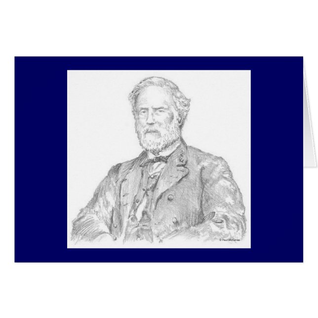 Paul McGehee "Robert E. Lee" Card (Front Horizontal)
