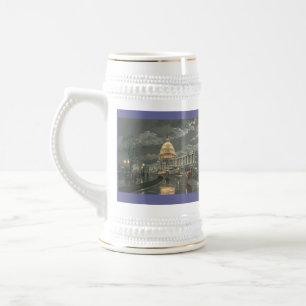 Paul McGehee "The Capitol by Moonlight" Beer Stein