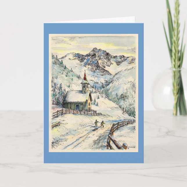 Paul McGehee "Zallinger Chapel" Christmas Card (Front)