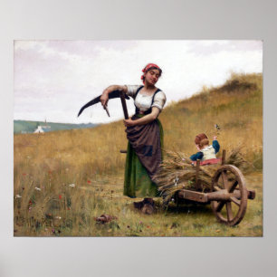 Paul Peel Adoration Poster