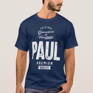 Paul Personalized Name Birthday Gift T-Shirt